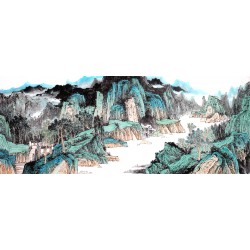 Chinese Landscape Painting - CNAG013931