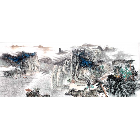 Chinese Landscape Painting - CNAG013932