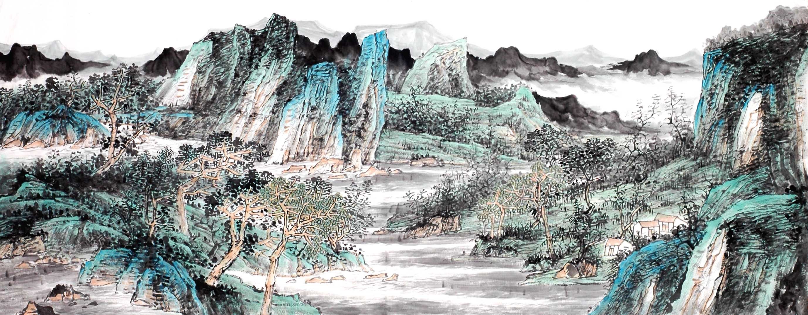 Chinese Landscape Painting - CNAG013933