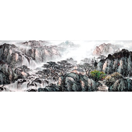 Chinese Landscape Painting - CNAG013935
