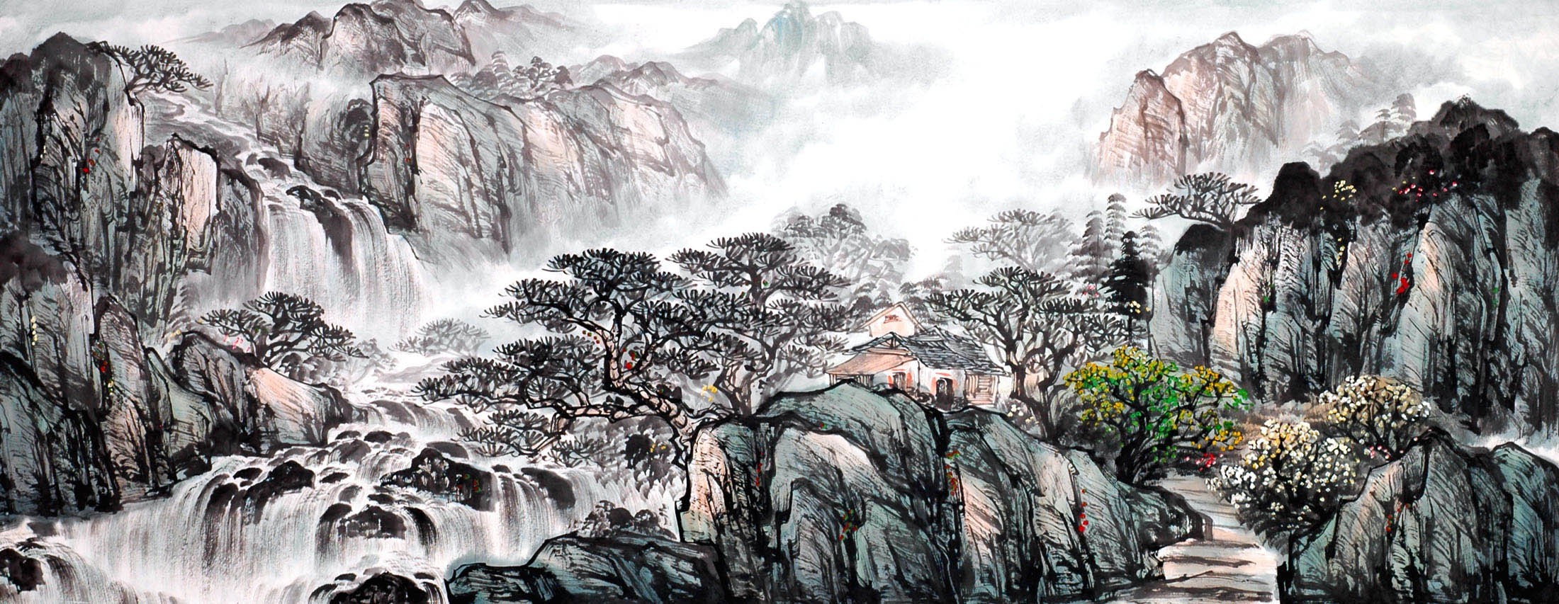 Chinese Landscape Painting - CNAG013935