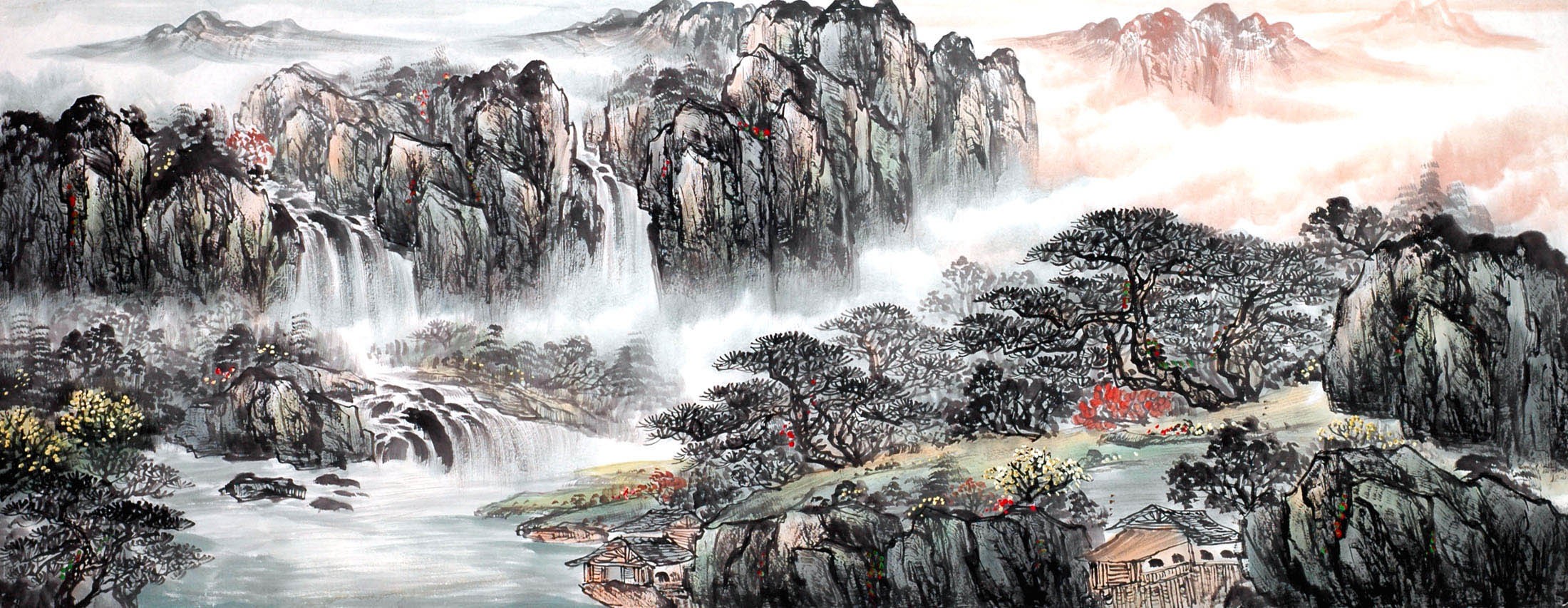 Chinese Landscape Painting - CNAG013936