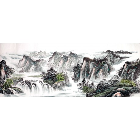 Chinese Landscape Painting - CNAG013939