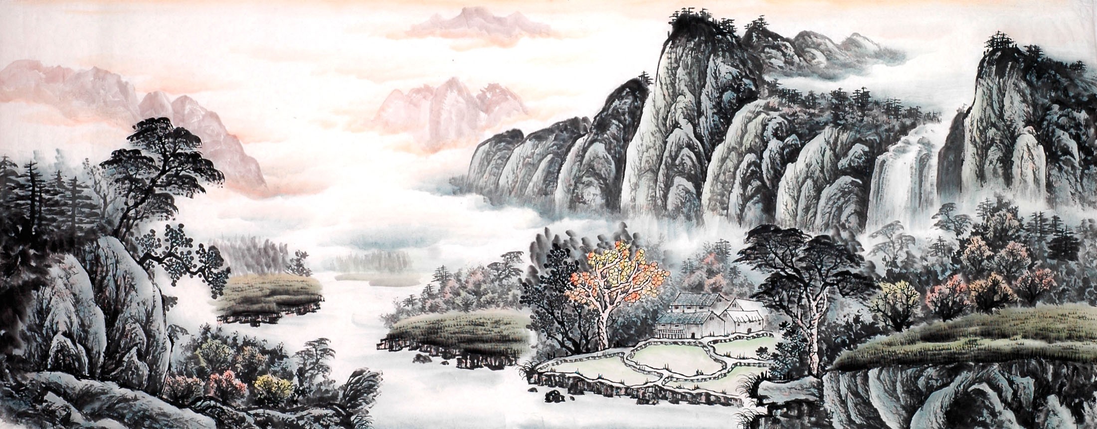 Chinese Landscape Painting - CNAG013940