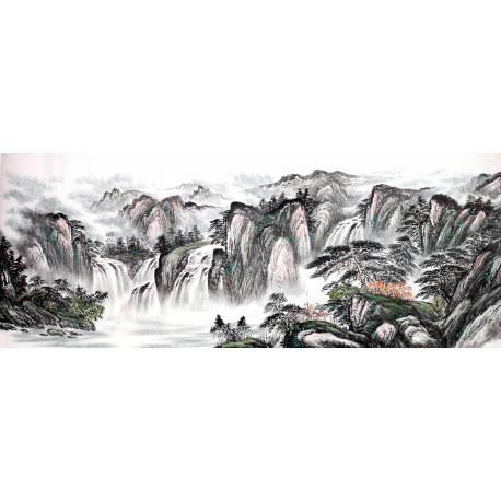 Chinese Landscape Painting - CNAG013942
