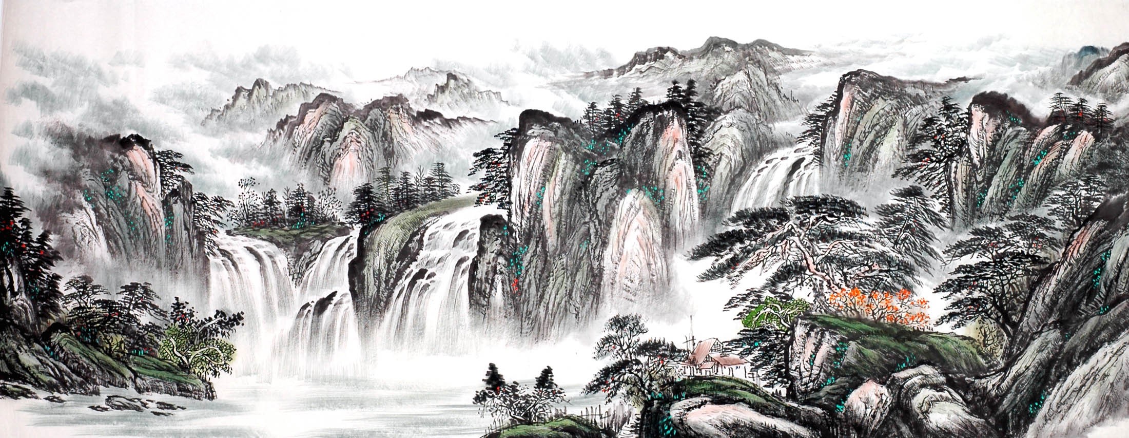 Chinese Landscape Painting - CNAG013942