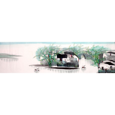 Chinese Landscape Painting - CNAG013949