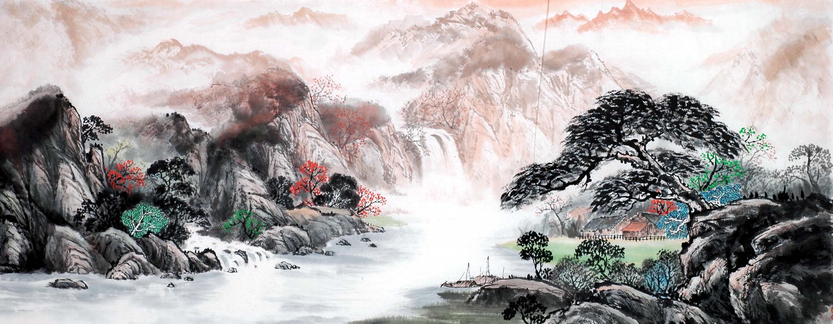 Chinese Landscape Painting - CNAG013952