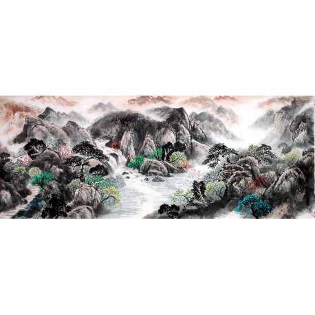 Chinese Landscape Painting - CNAG013954