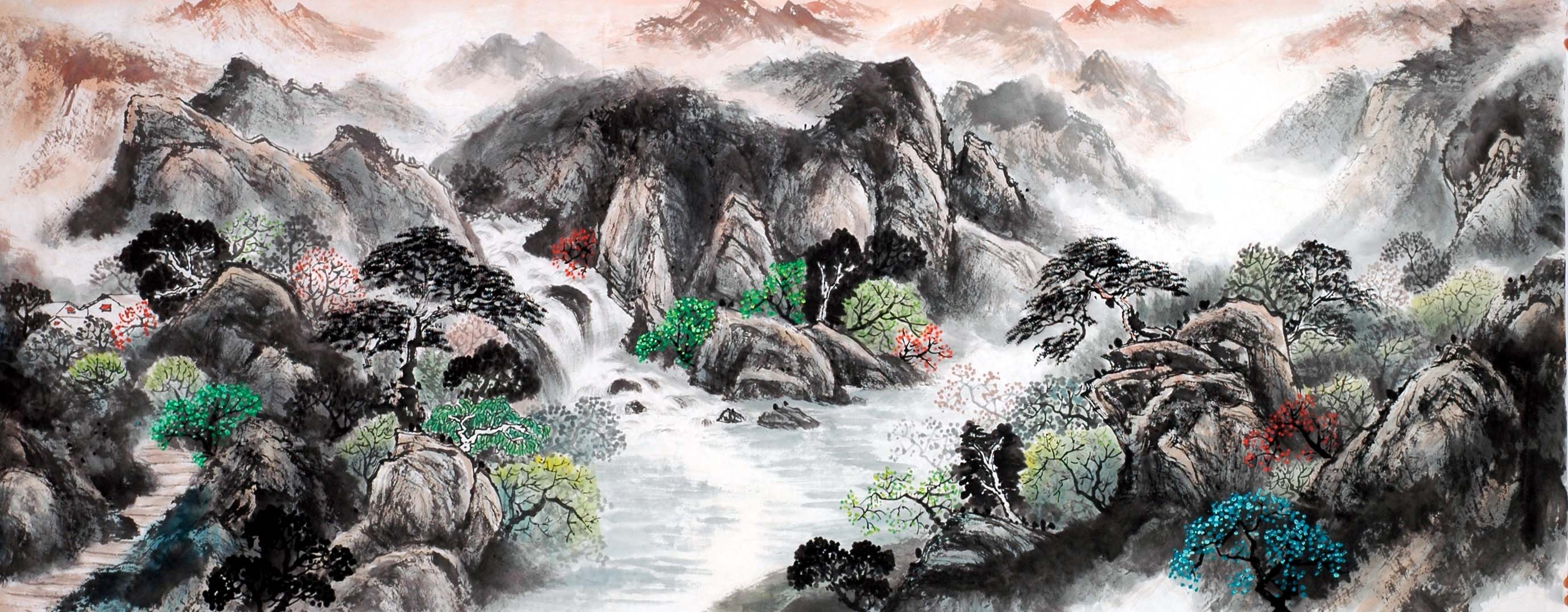 Chinese Landscape Painting - CNAG013954