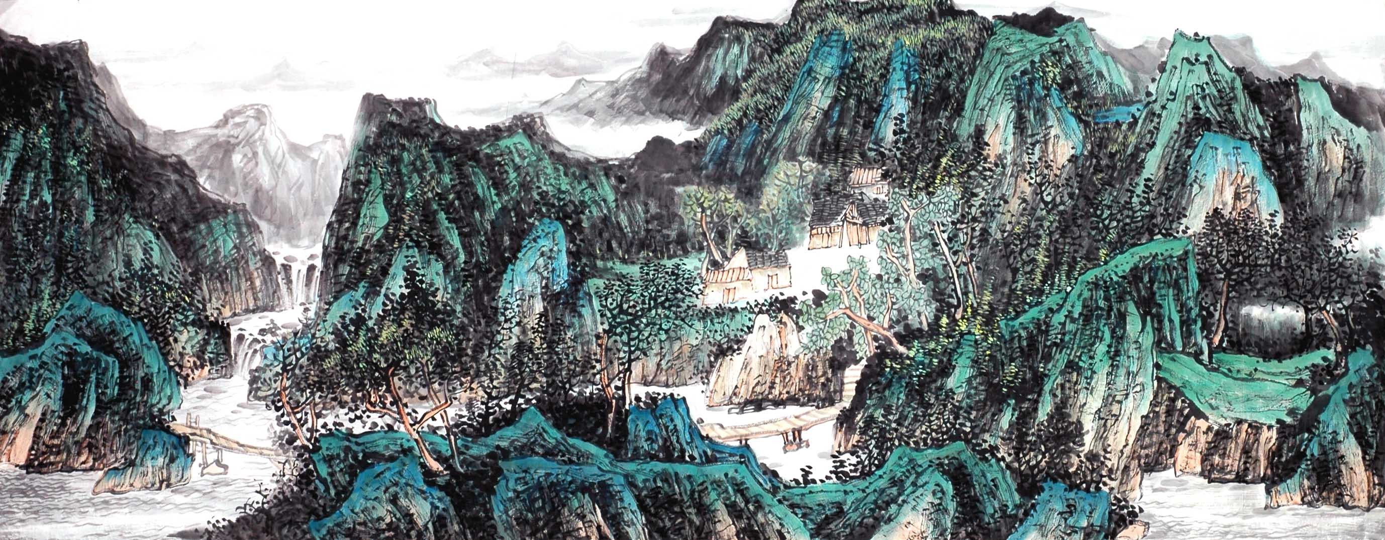 Chinese Landscape Painting - CNAG013955