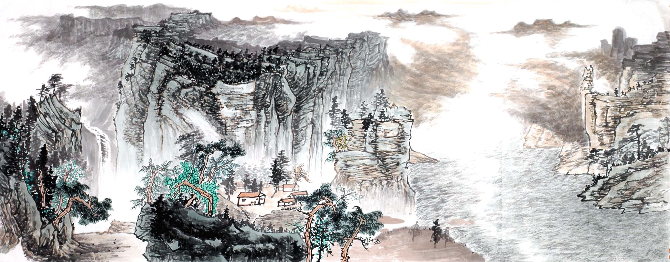 Chinese Landscape Painting - CNAG013958