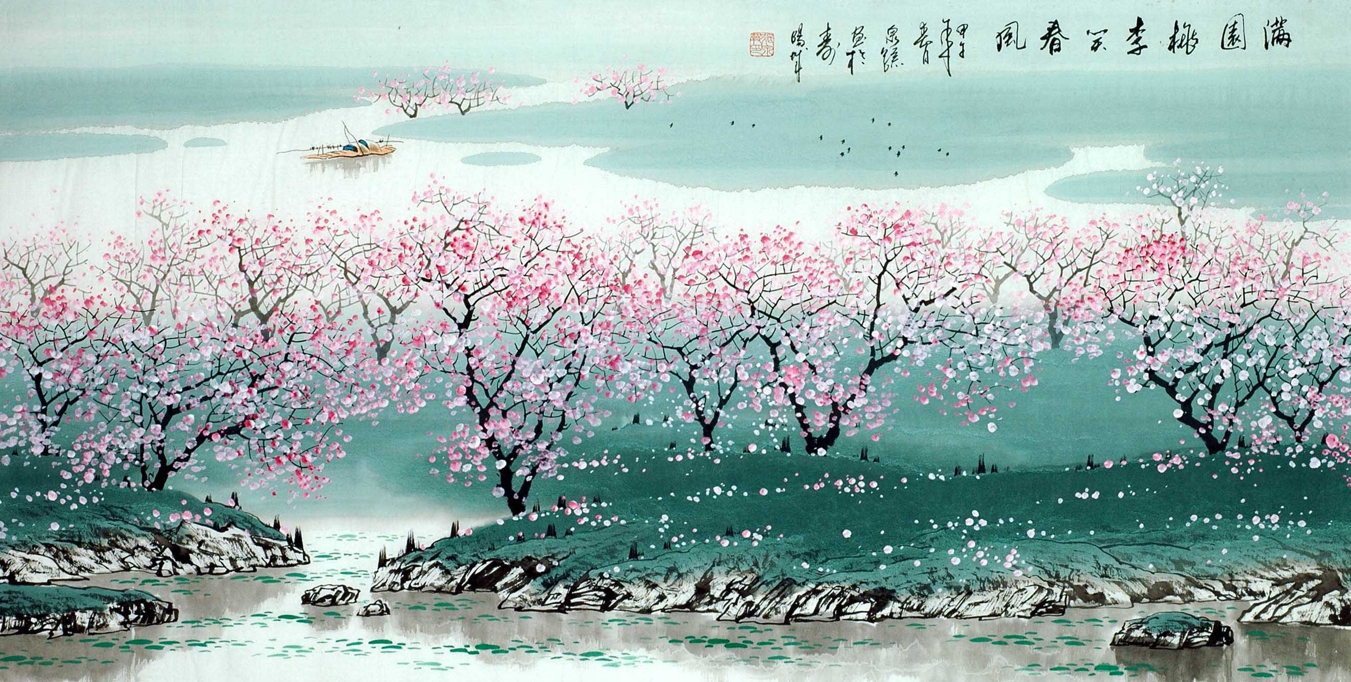 Chinese Aquarene Painting - CNAG013959