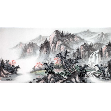 Chinese Landscape Painting - CNAG013970