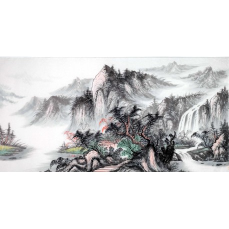 Chinese Landscape Painting - CNAG013974