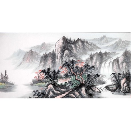 Chinese Landscape Painting - CNAG013975
