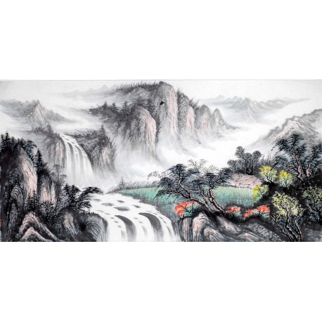 Chinese Landscape Painting - CNAG013978