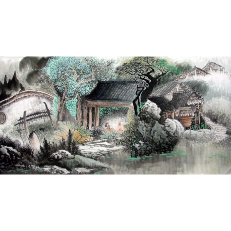 Chinese Landscape Painting - CNAG013980