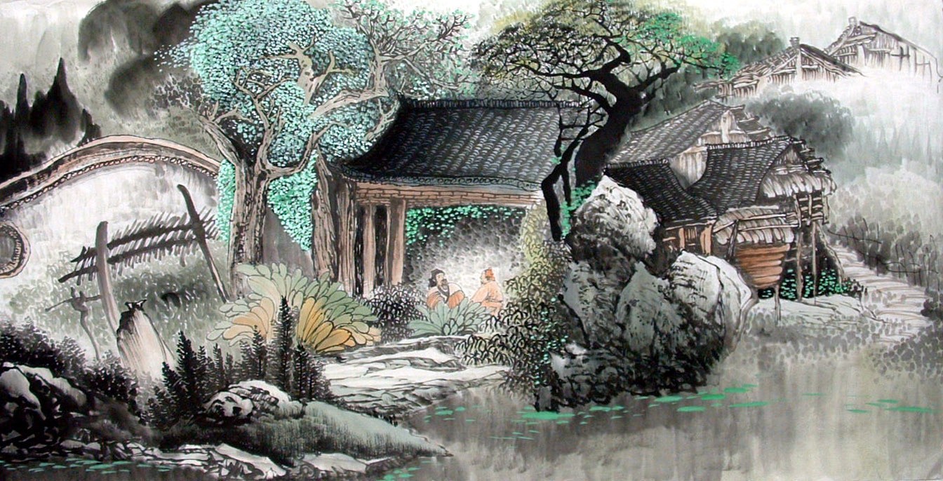 Chinese Landscape Painting - CNAG013980