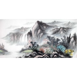 Chinese Landscape Painting - CNAG013982
