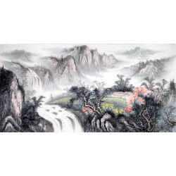 Chinese Landscape Painting - CNAG013983