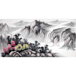 Chinese Landscape Painting - CNAG013986