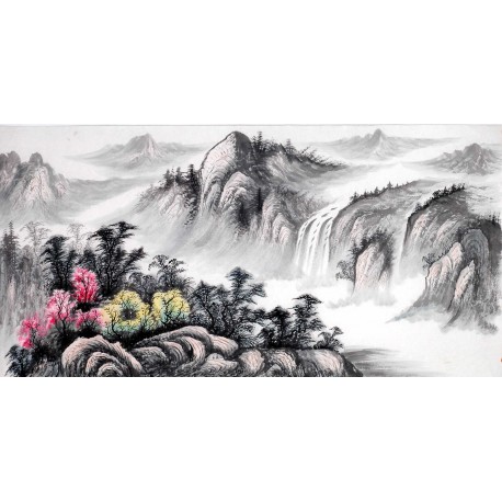 Chinese Landscape Painting - CNAG013986