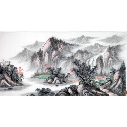 Chinese Landscape Painting - CNAG013987