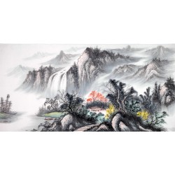 Chinese Landscape Painting - CNAG013989