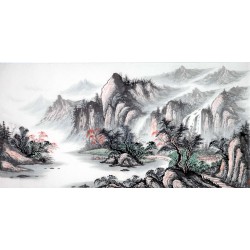 Chinese Landscape Painting - CNAG013990