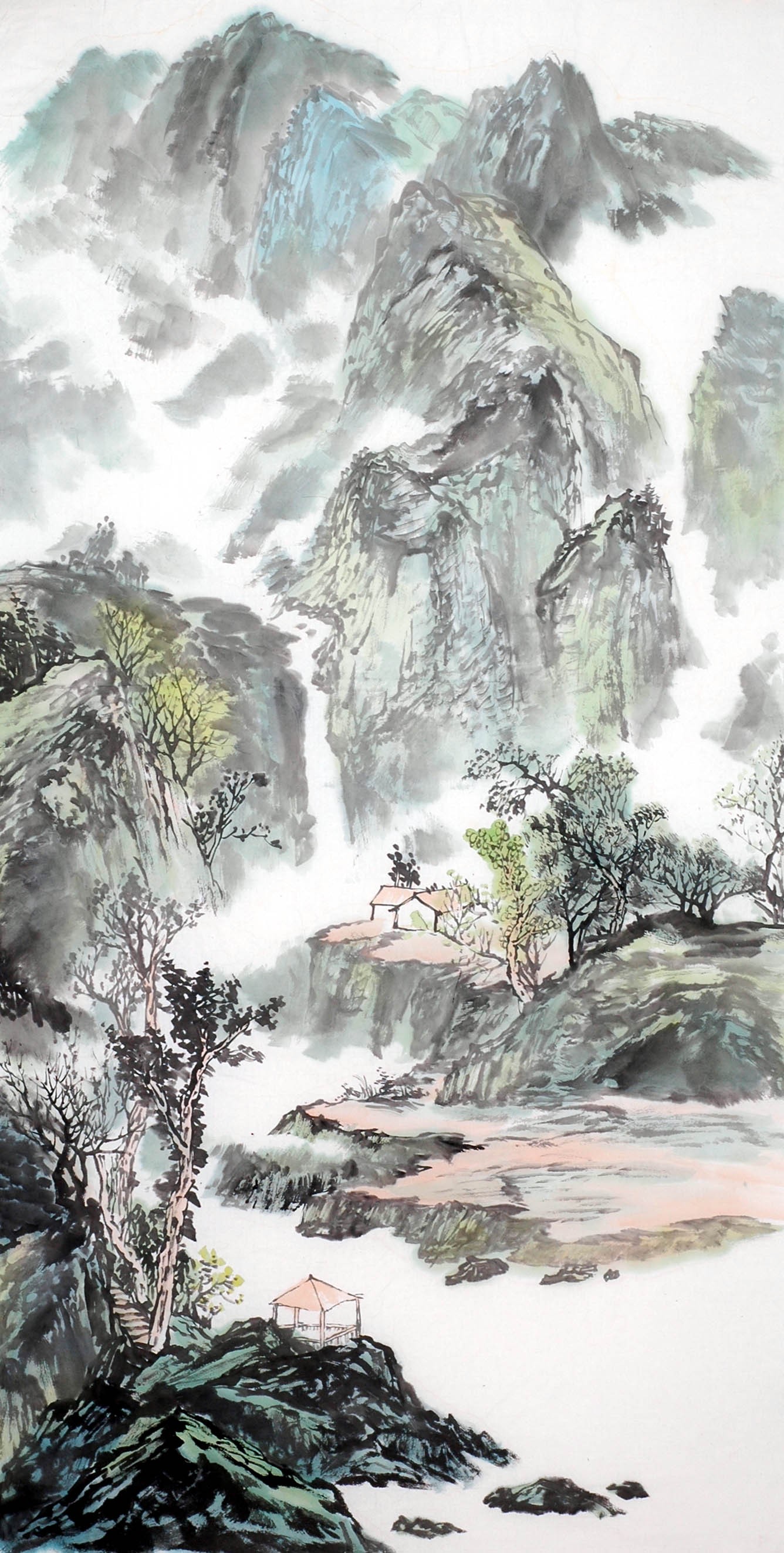 Chinese Landscape Painting - CNAG013997