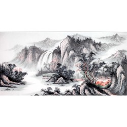 Chinese Landscape Painting - CNAG013998