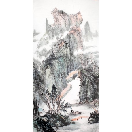 Chinese Landscape Painting - CNAG013999