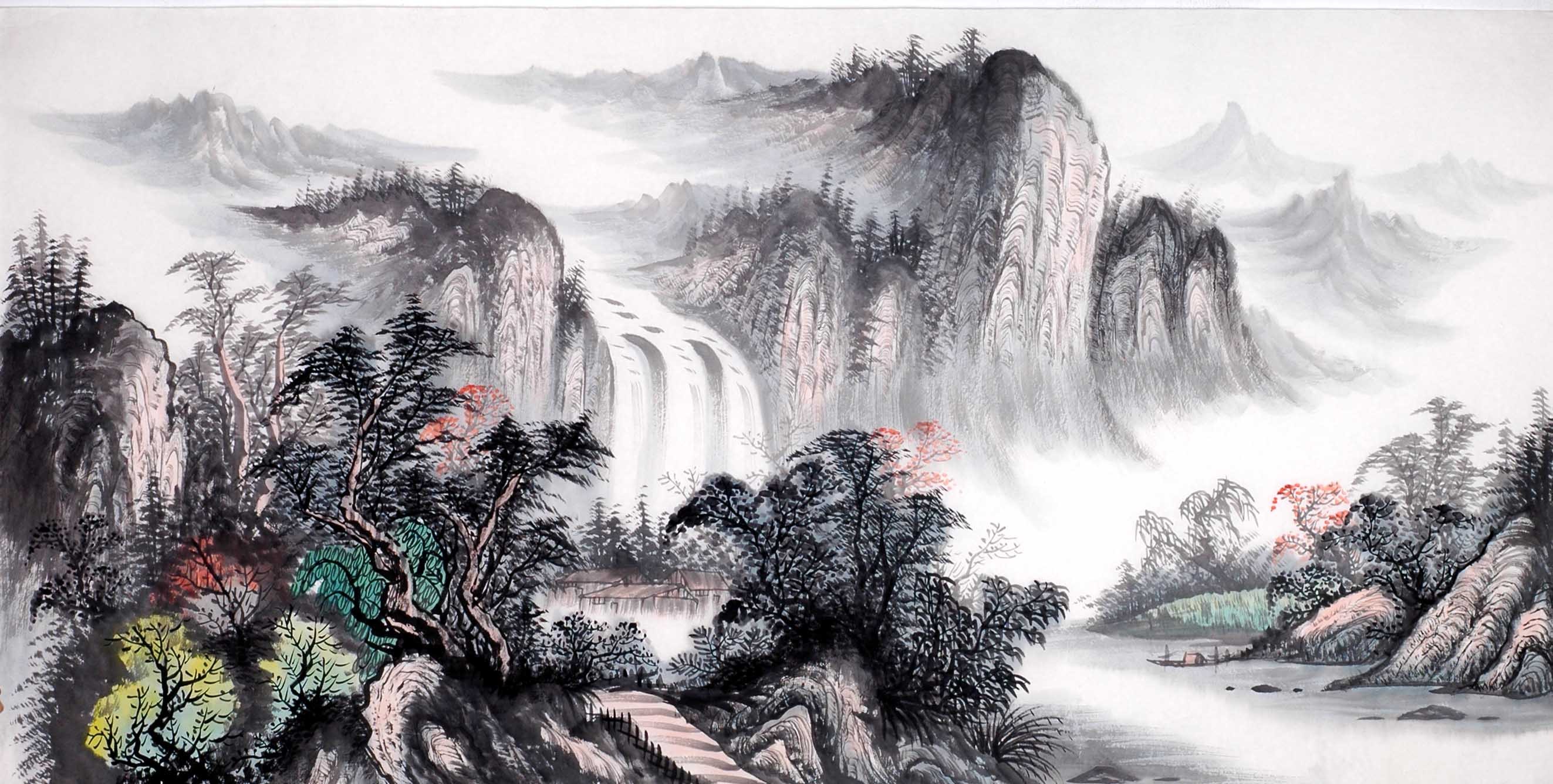 Chinese Landscape Painting - CNAG014002