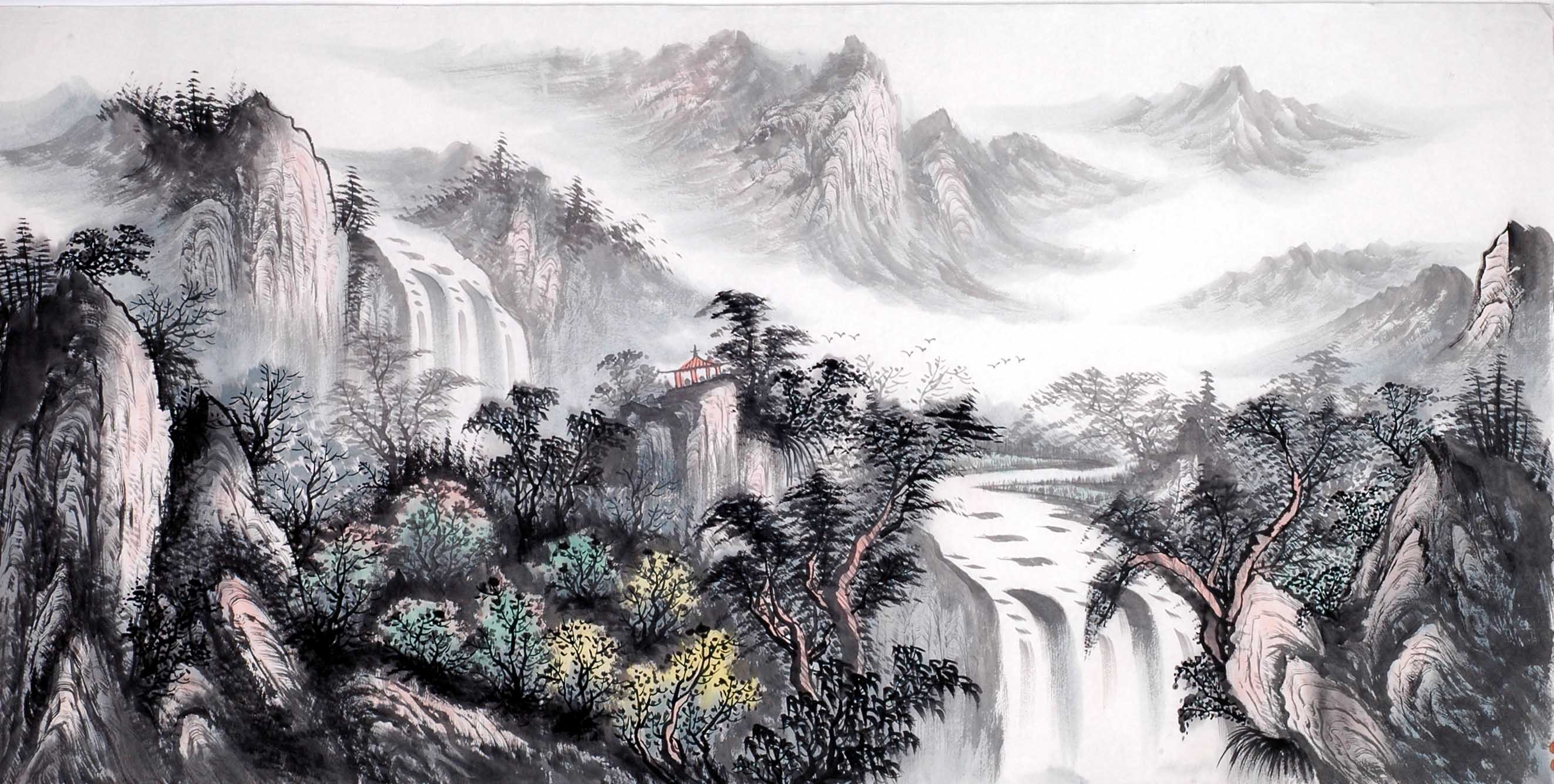 Chinese Landscape Painting - CNAG014003