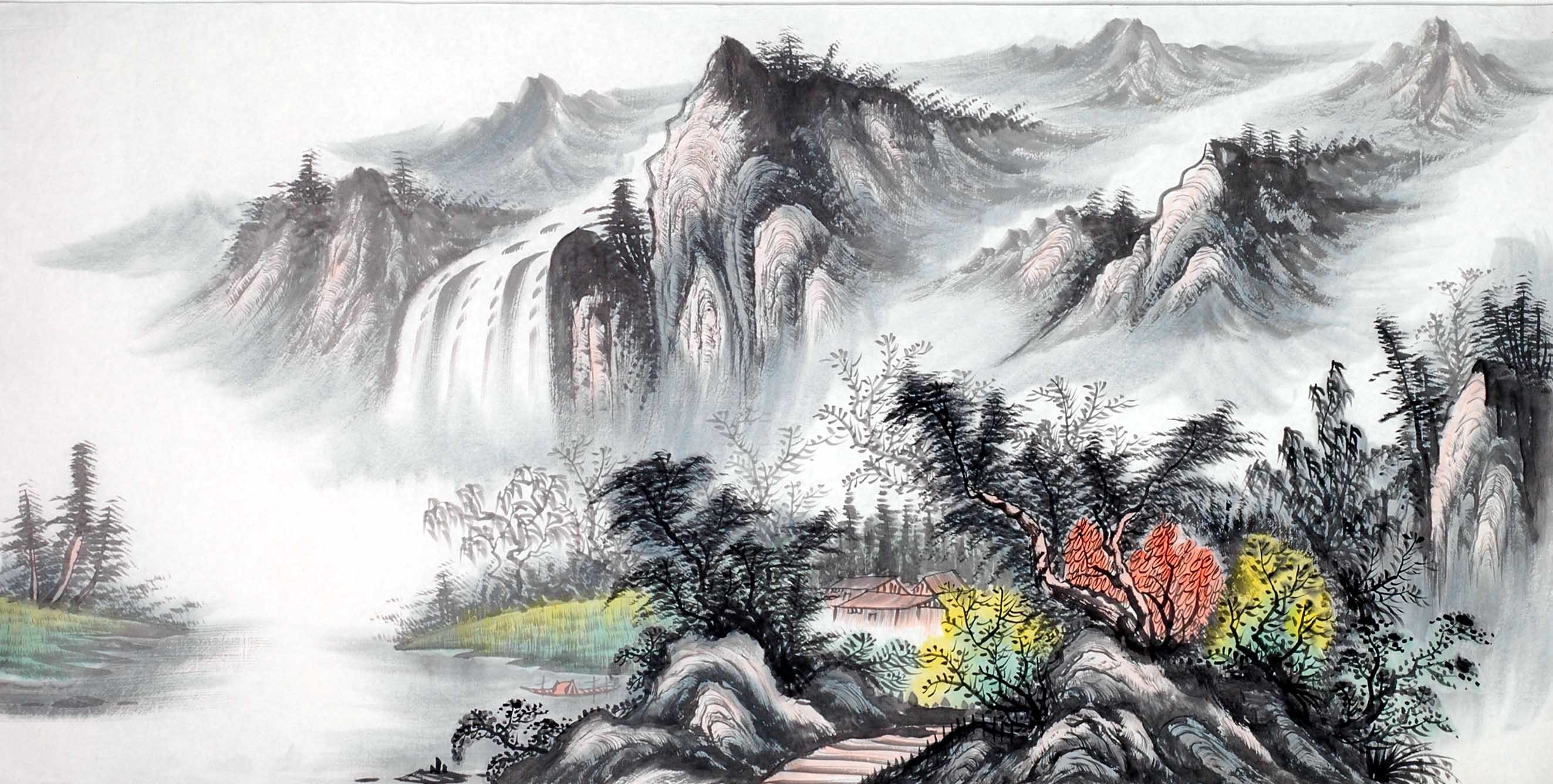 Chinese Landscape Painting - CNAG014004