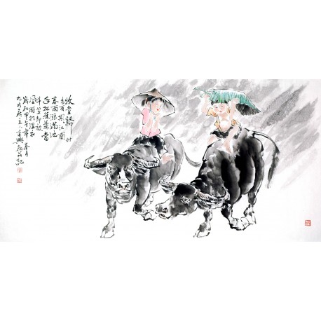 Chinese Figure Painting - CNAG014017