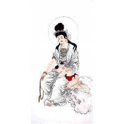 Chinese Guanyin Painting - CNAG014020