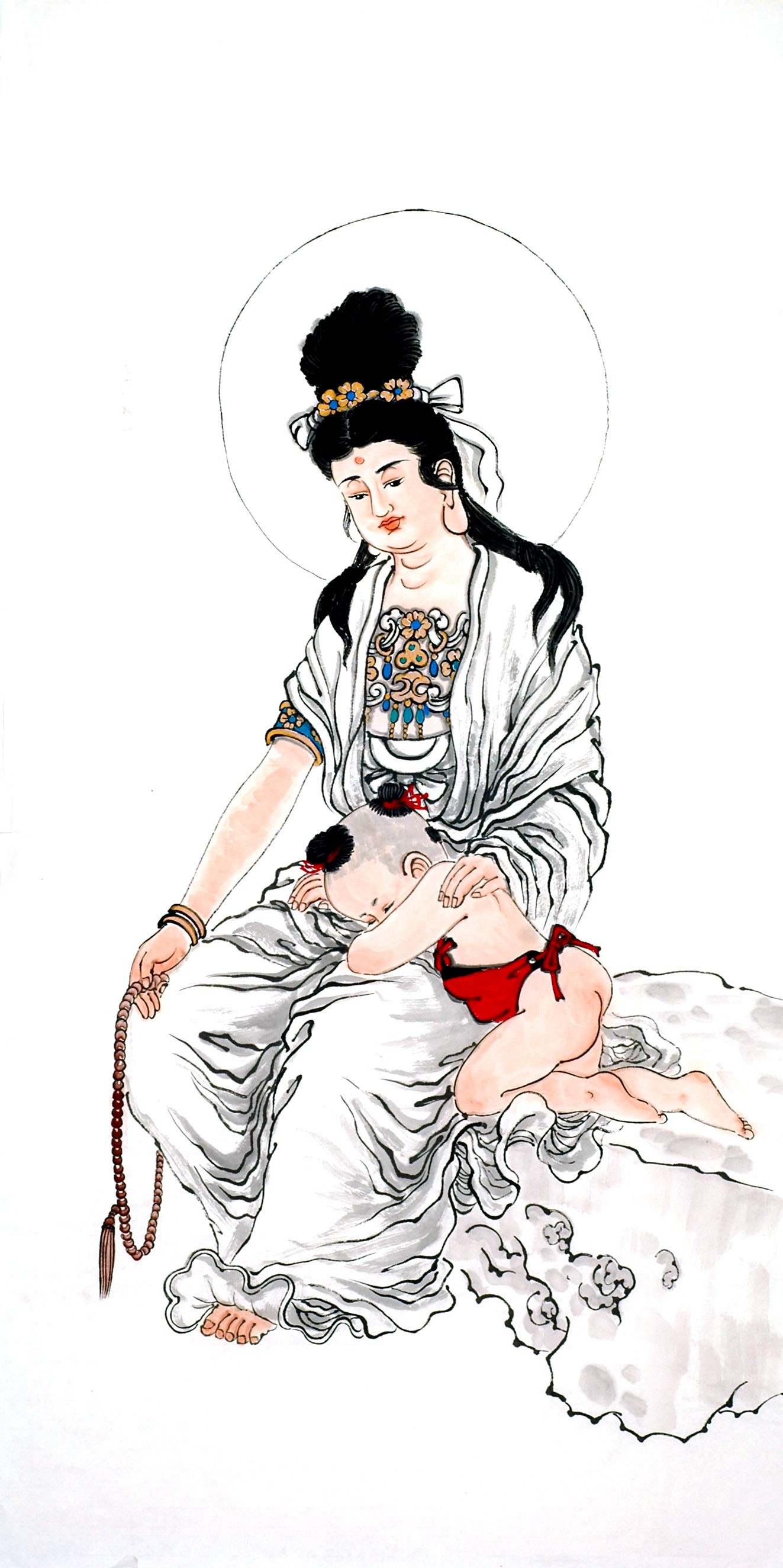 Chinese Guanyin Painting - CNAG014020