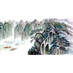 Chinese Landscape Painting - CNAG014035
