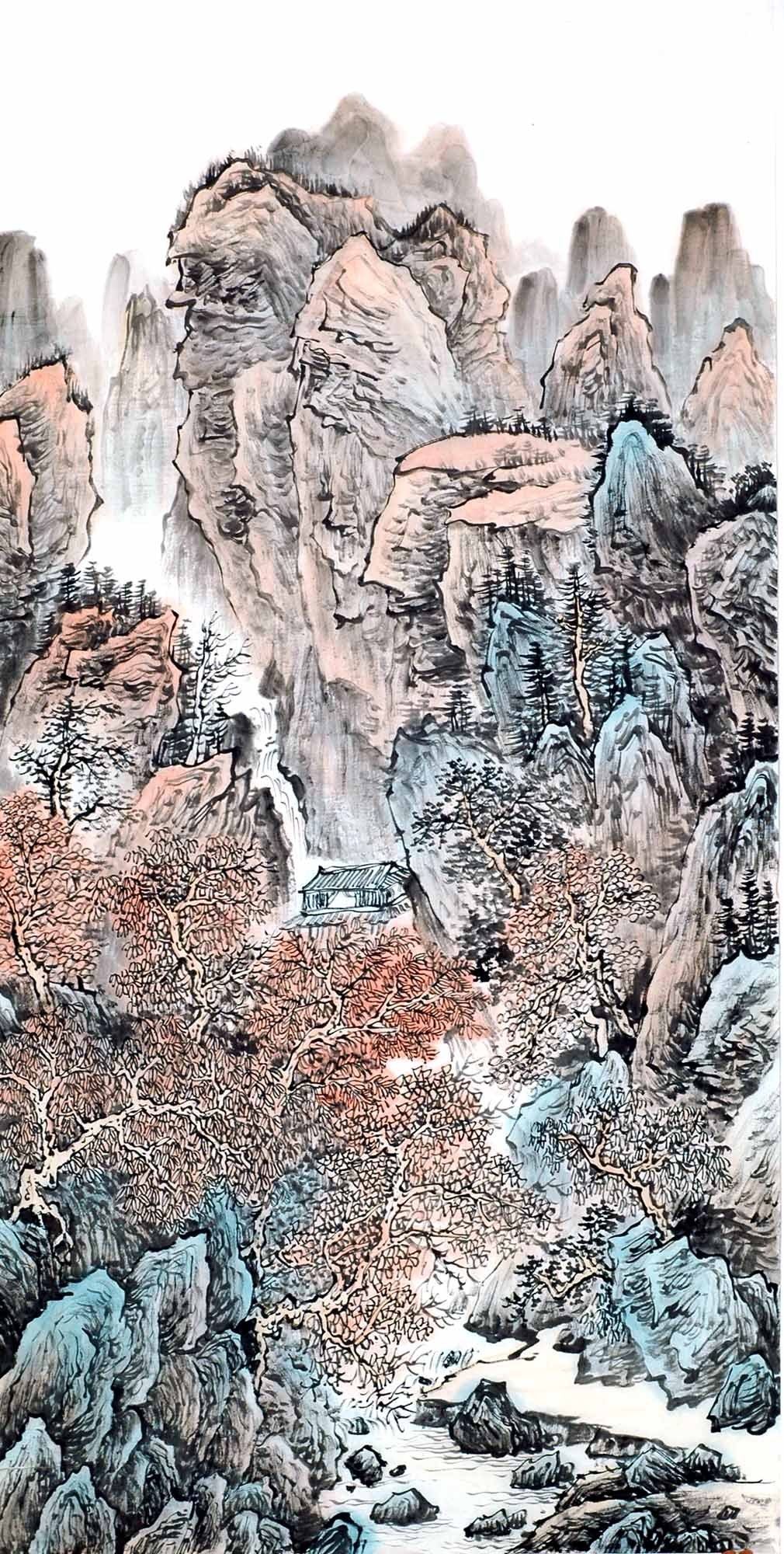 Chinese Landscape Painting - CNAG014036