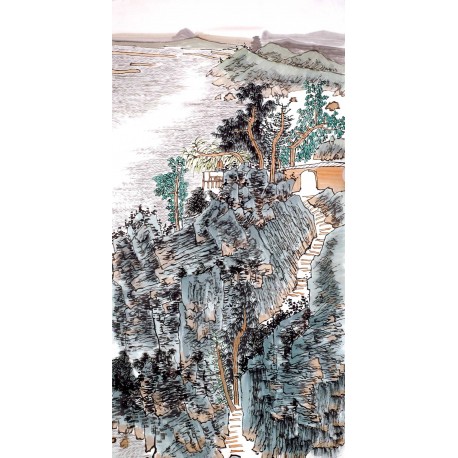 Chinese Landscape Painting - CNAG014037