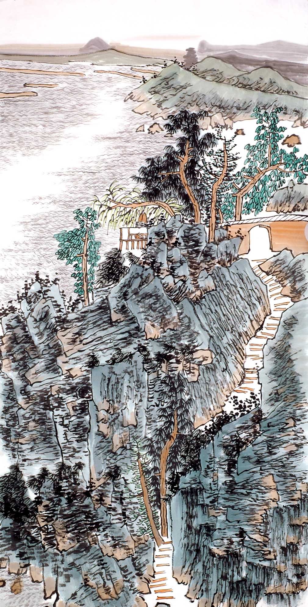 Chinese Landscape Painting - CNAG014037