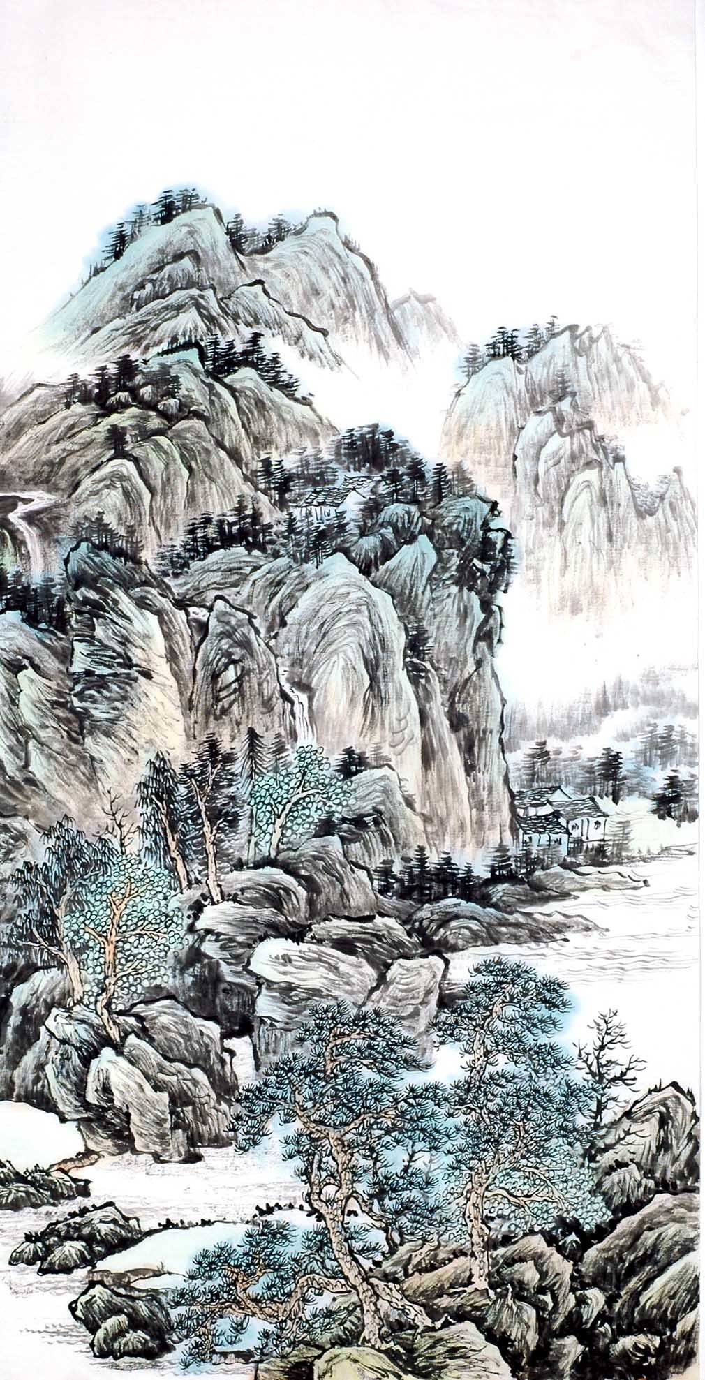 Chinese Landscape Painting - CNAG014041