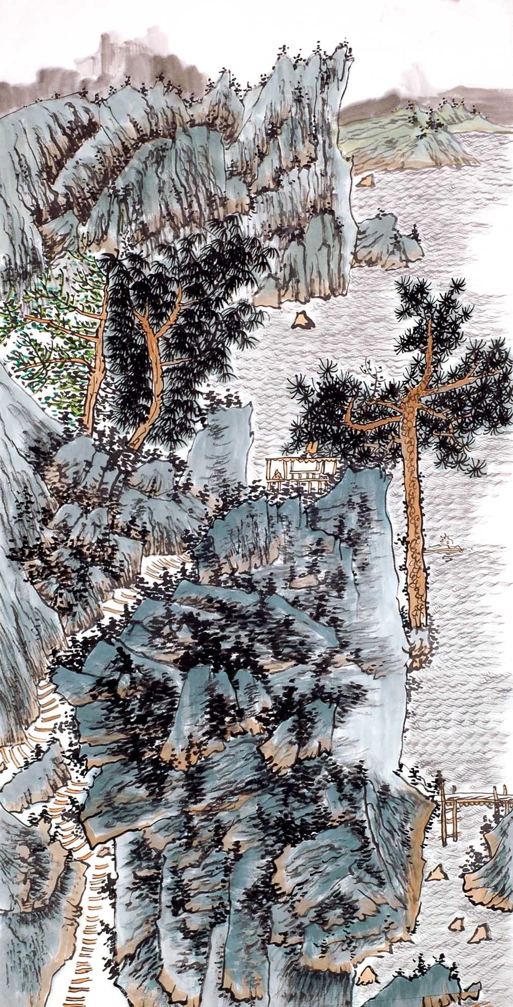 Chinese Landscape Painting - CNAG014042