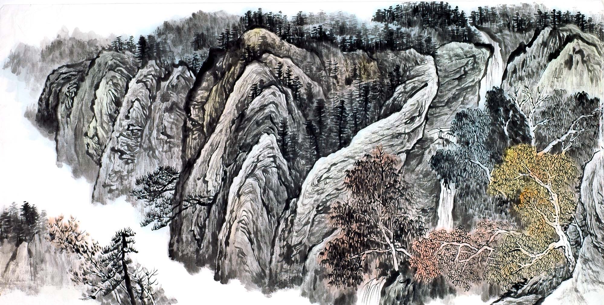 Chinese Landscape Painting - CNAG014043