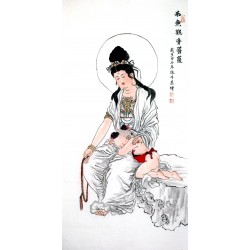 Chinese Guanyin Painting - CNAG014049
