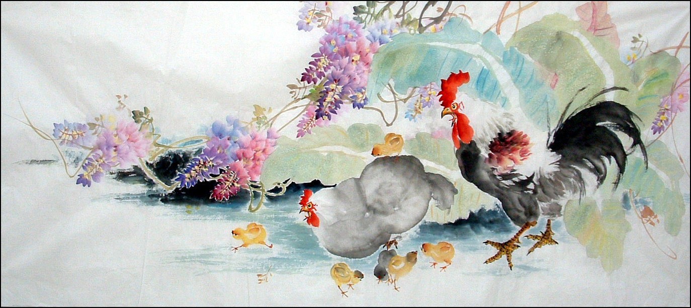 Chinese Lotus Painting - CNAG014065