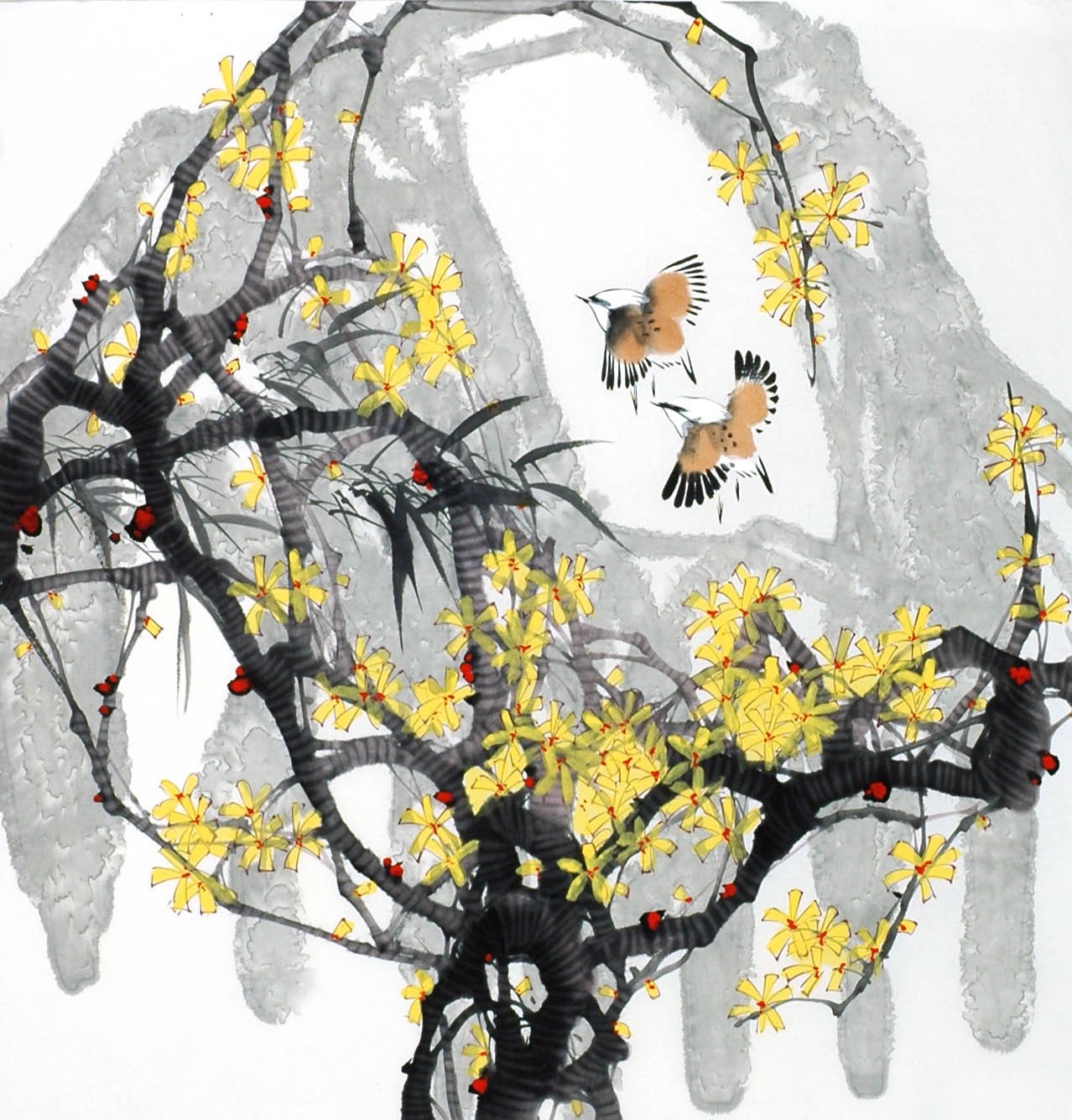 Chinese Flowers&Trees Painting - CNAG014069