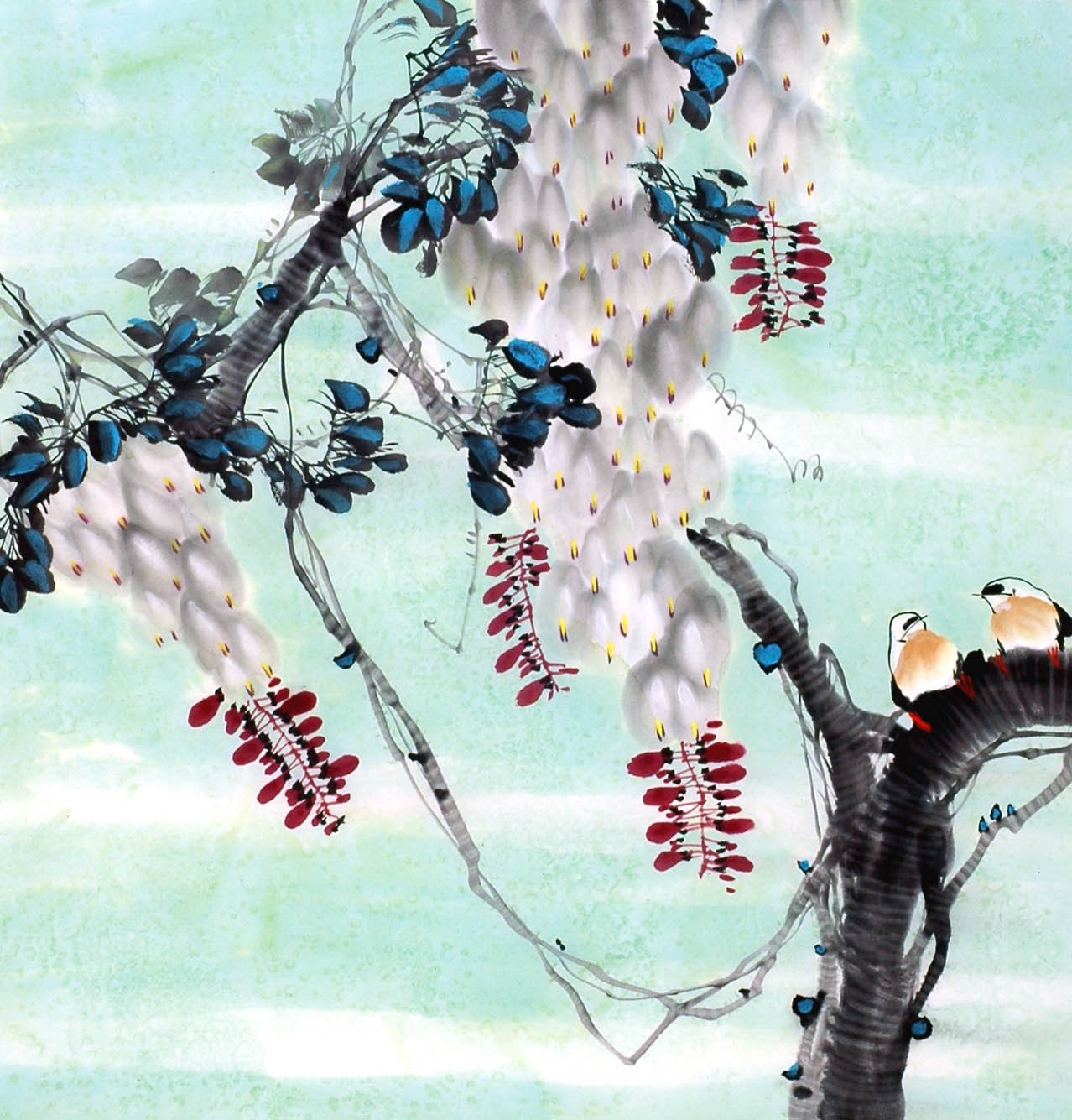 Chinese Flowers&Trees Painting - CNAG014071